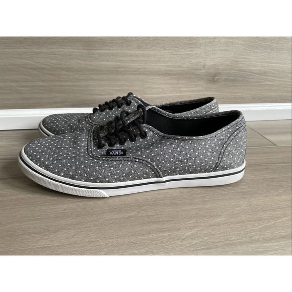 Vans Womens‎ Gray Polka Dot Low Top Lace Up Canvas Shoes Size 7.5 - Picture 10 of 10